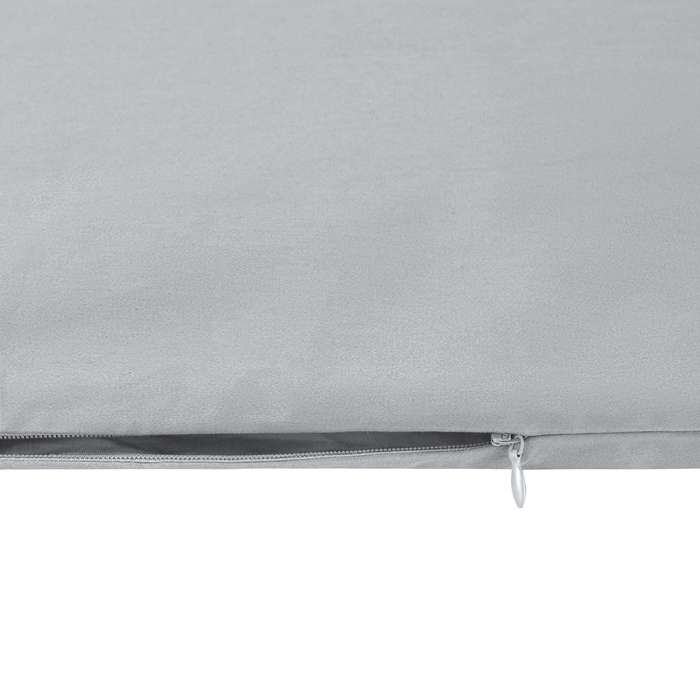 Комплект постельного белья из премиального сатина светло-серого цвета из коллекции essential, 150х20 Tkano TK25-DC0007