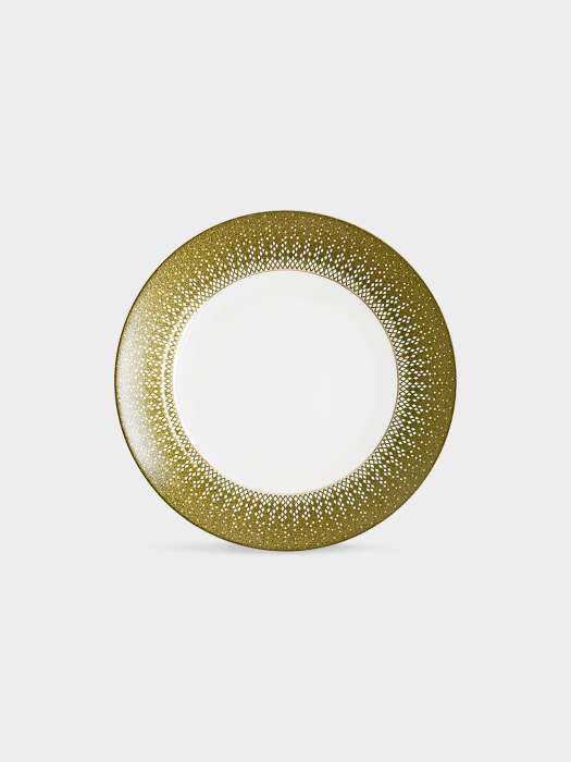 Сервиз чайный, 6 перс, 21 пр, фарфор F, бело-зеленый, с золотистым кантом, матовый, Virtus ANNA LAFARG EMILY AL-24-032/21-E5