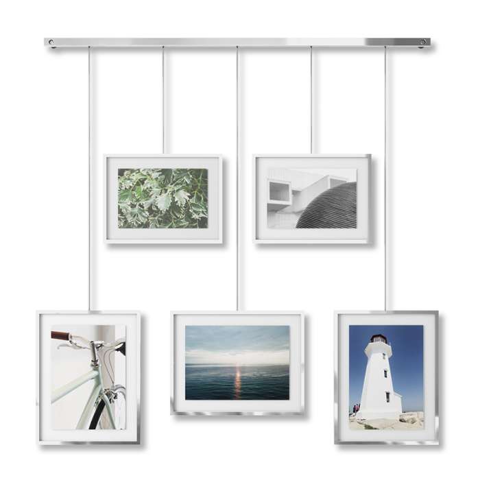 Панно для фотографий exhibit, хром, 5 эл. UMBRA 1013426-158