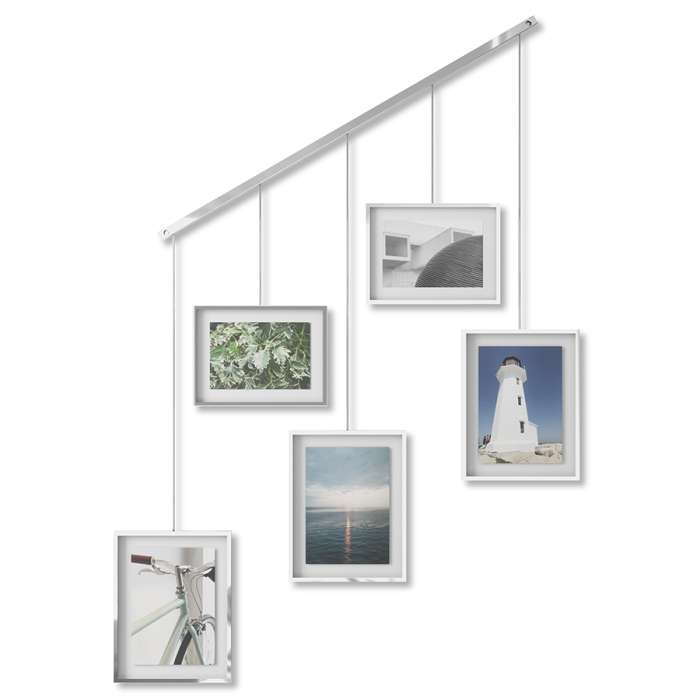 Панно для фотографий exhibit, хром, 5 эл. UMBRA 1013426-158