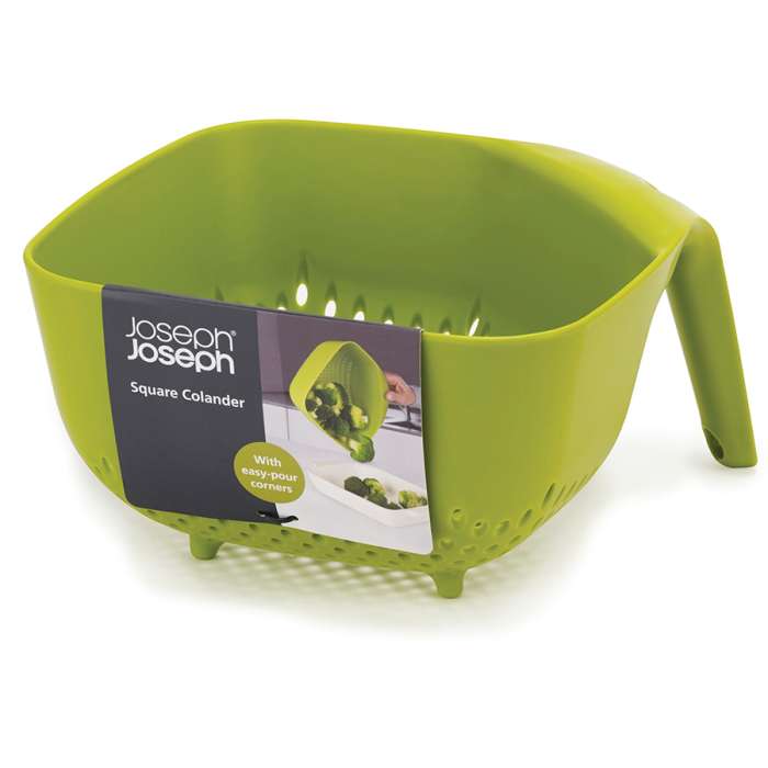 Дуршлаг square ss17, зеленый JOSEPH JOSEPH 40088
