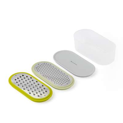 Терка с контейнером и крышкой smart helper, 20х10х9,5 см Smart Solutions SS0000427