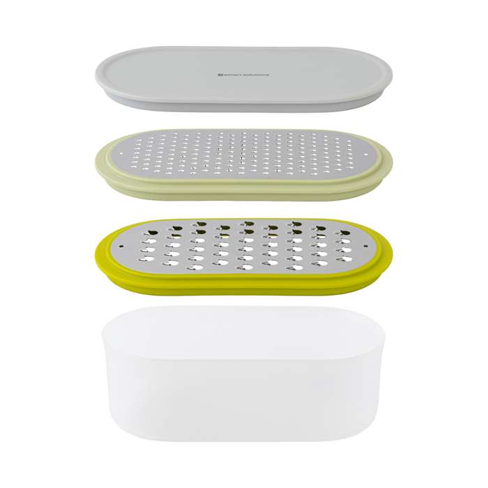 Терка с контейнером и крышкой smart helper, 20х10х9,5 см Smart Solutions SS0000427