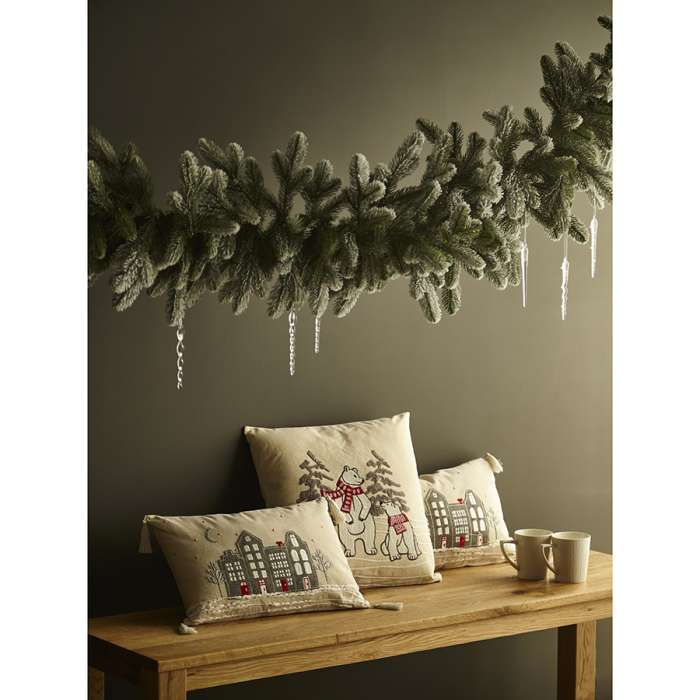 Подушка декоративная festive bears из коллекции new year essential, 45х45 см Tkano TK24-CU0018