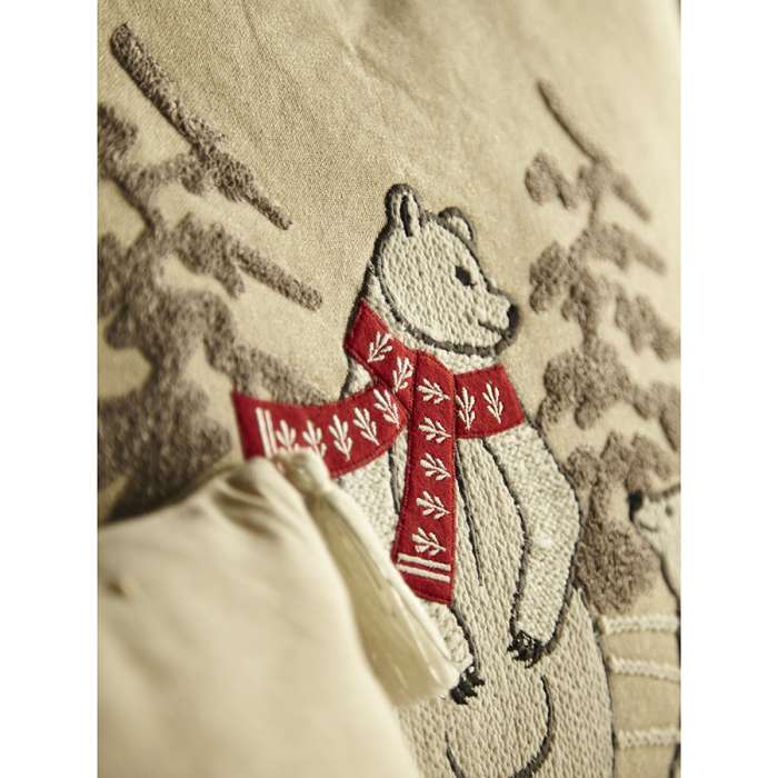 Подушка декоративная festive bears из коллекции new year essential, 45х45 см Tkano TK24-CU0018