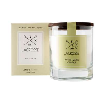 Свеча ароматическая lacrosse, white musk, 40 ч Ambientair VV040MBLC