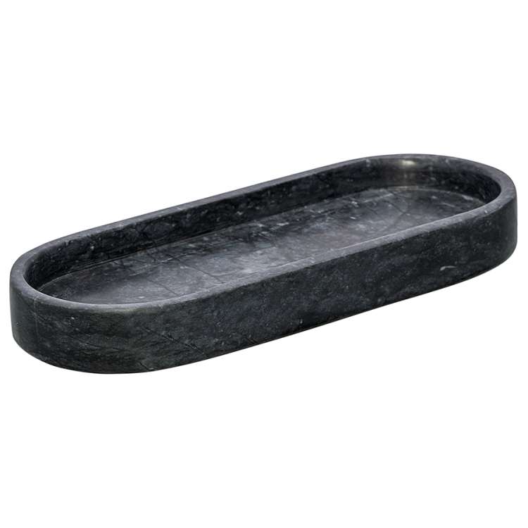 Поднос marm, 25х10 см, черный мрамор Bergenson Bjorn BB000095