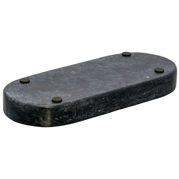 Поднос marm, 25х10 см, черный мрамор Bergenson Bjorn BB000095