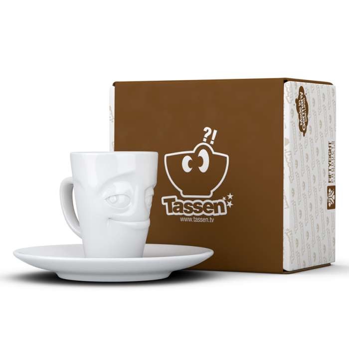Кофейная пара impish, 80 мл, белая Tassen T02.11.01