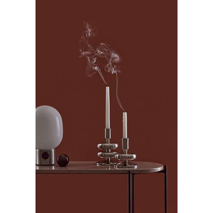 Подсвечник stone, 17 см, серебристый Bergenson Bjorn BB0000866