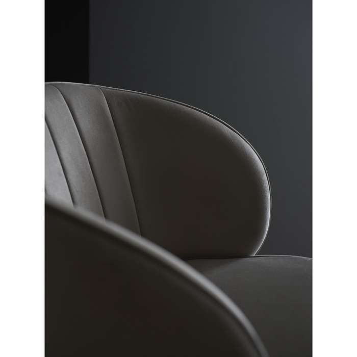 Стул coral, велюр, серо-бежевый Bergenson Bjorn BB0000702