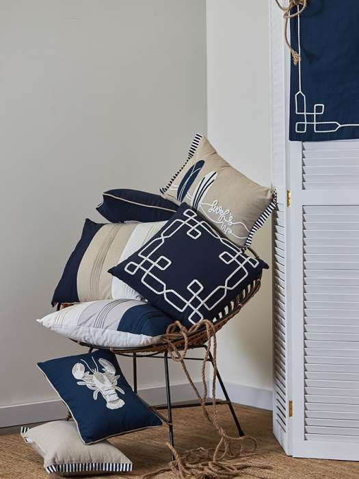 Подушка декоративная navy story из коллекции sea treasures, 45х45 см Tkano TK25-CU0002