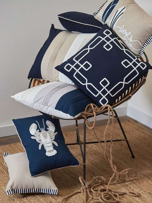 Подушка декоративная navy story из коллекции sea treasures, 45х45 см Tkano TK25-CU0002