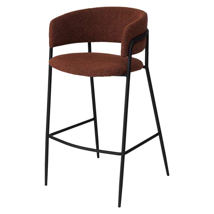 Стул барный helning, букле, терракота Bergenson Bjorn BB0000661
