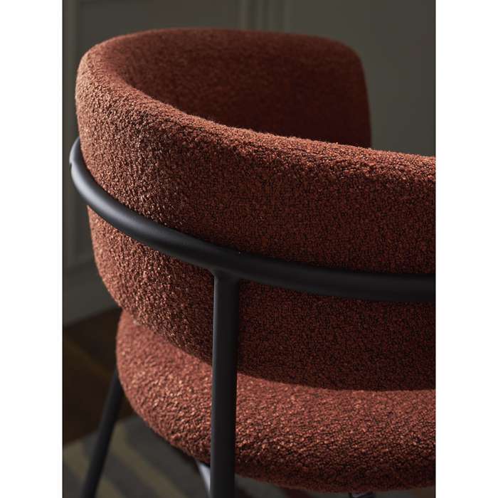 Стул барный helning, букле, терракота Bergenson Bjorn BB0000661