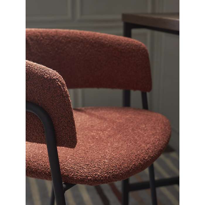 Стул барный helning, букле, терракота Bergenson Bjorn BB0000661