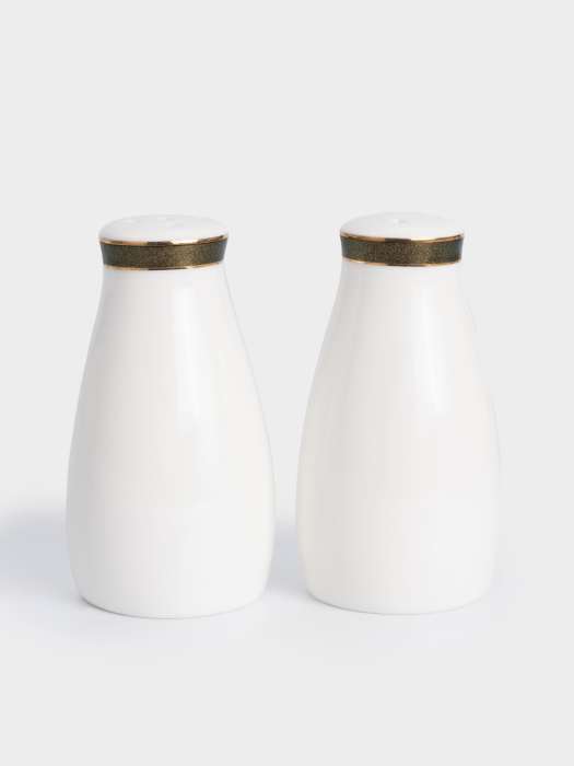 Сервиз обеденный, 6 перс, 27 пр, фарфор F, бело-зеленый, с золотистым кантом, матовый, Virtus ANNA LAFARG EMILY AL-24-032/27-E5