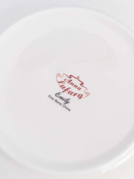 Сервиз обеденный, 6 перс, 27 пр, фарфор F, бело-зеленый, с золотистым кантом, матовый, Virtus ANNA LAFARG EMILY AL-24-032/27-E5