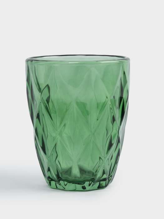 Стакан, 10 см, 270 мл, стекло Р, зеленый, Diamond color ANNA LAFARG ANLAF-GCW794