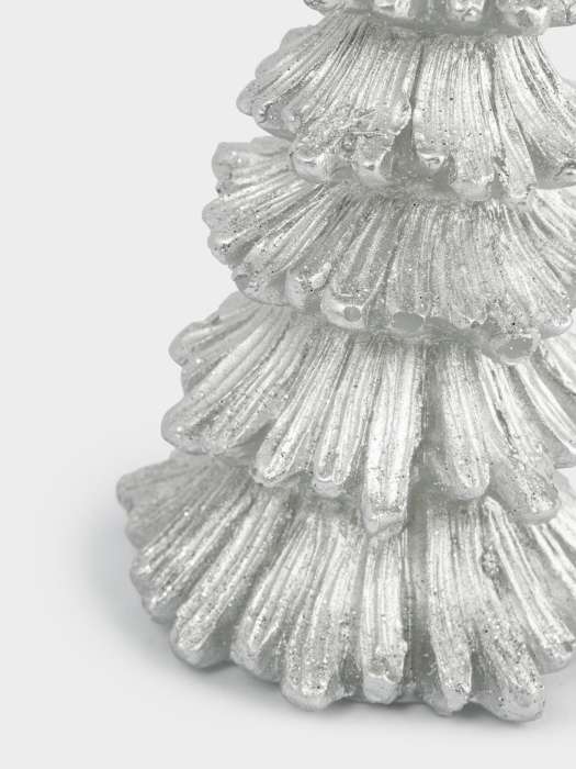 Свеча, 12 см, серебристая, Елка, New year ANNA LAFARG ANLAF-TF10784