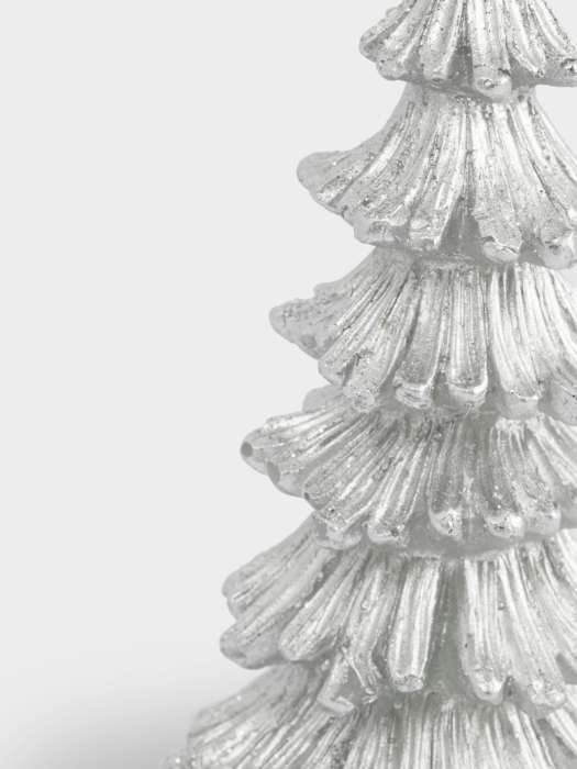 Свеча, 12 см, серебристая, Елка, New year ANNA LAFARG ANLAF-TF10784