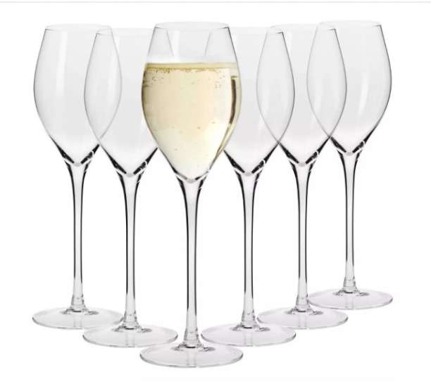 Набор бокалов для игристого вина Krosno "Гармония. Просекко" 280мл, 6 шт KRO-F57B576028004020-6