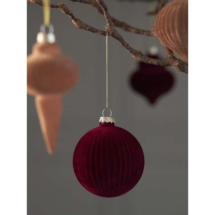 Набор ёлочных украшений velvet mood из коллекции new year essential, 6 шт. Tkano TK24-NY_DEC0012