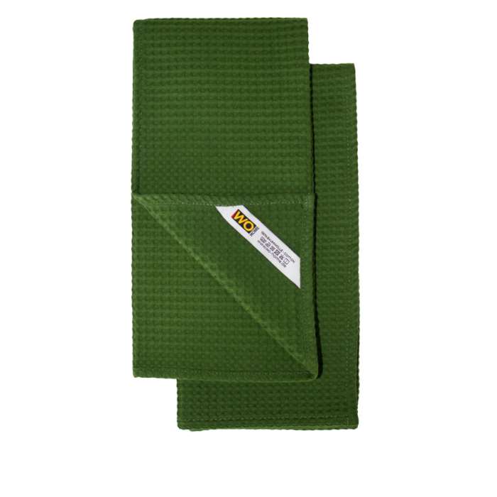 Набор полотенец кухонных LAVA 50х70 см, 2 шт, хлопок, зеленый, п/к WO HOME WO1100