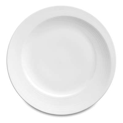 Тарелка обеденная Narumi Воздушный белый 27 см, фарфор костяной