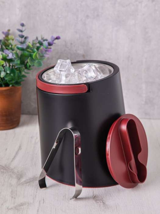 Термос для льда Pinnacle с щипцами 1,5 л, красная крышка PIN-PL-2011