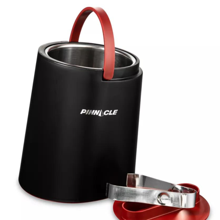 Термос для льда Pinnacle с щипцами 1,5 л, красная крышка PIN-PL-2011