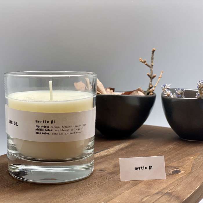 Свеча ароматическая lab co, myrtle, 40 ч Ambientair VV040SBLB