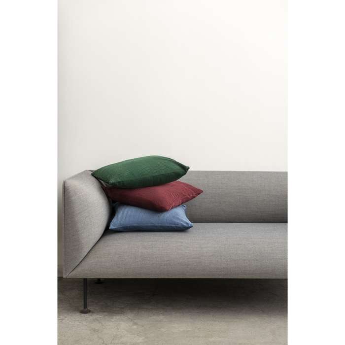 Чехол на подушку фактурный из хлопкового бархата бордового цвета  из коллекции essential, 45х45 см Tkano TK22-CC0018