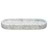 Поднос marm, 25х10 см, белый мрамор Bergenson Bjorn BB000096