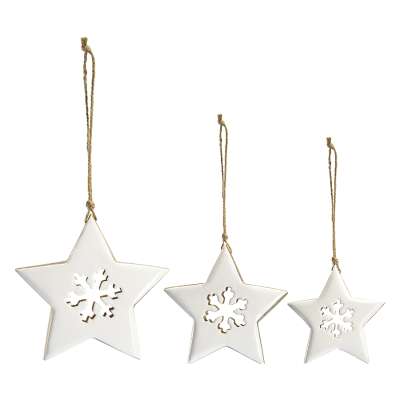 Набор елочных украшений winter stars из коллекции new year essential, 3 шт. Tkano TK23-NY_SET0011