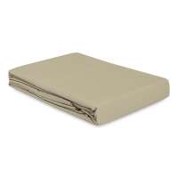 Простыня из стираного перкаля бежево-серого цвета из коллекции essential, 240х270 см Tkano TK24-SH0016