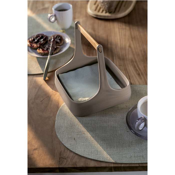 Салфетка подстановочная овальная двухсторонняя fabric, мятная Guzzini 22604660