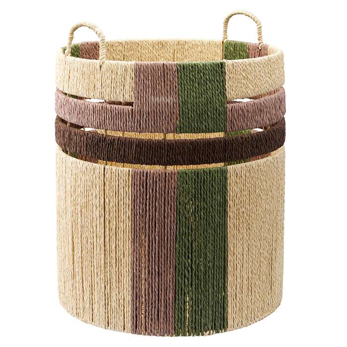 Корзина плетеная bongo nature из коллекции ethnic, размер l Tkano TK24-ST_BA0004