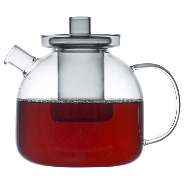 Чайник стеклянный, 750 мл, серый Smart Solutions KW-SS-TP-GLS-GR-750