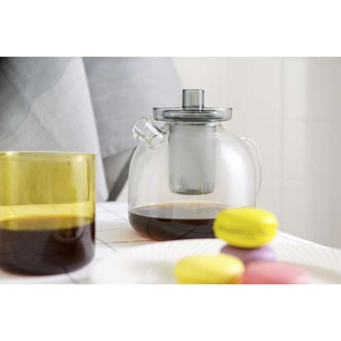 Чайник стеклянный, 750 мл, серый Smart Solutions KW-SS-TP-GLS-GR-750