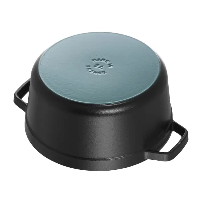 Кокот круглый, 28 см, 6,7 л, черный STAUB 1102825