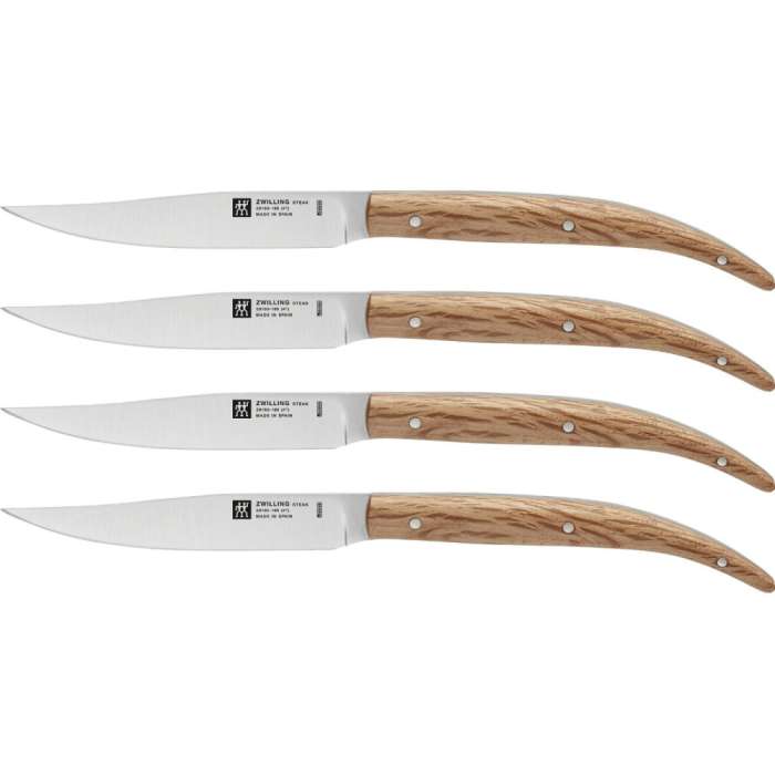 Набор стейковых ножей 4 пр. ZWILLING, с рукояткой из дуба 39160-000