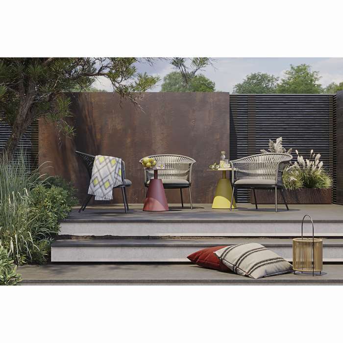 Лаунж-кресло Haugen, темно-серое/светло-серое BERG FH-BB-LACH-HG-GR