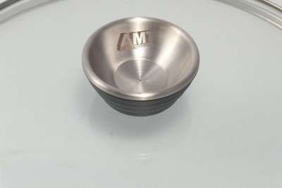 Крышка стеклянная квадратная 28х28 см AMT AROMA 28x28