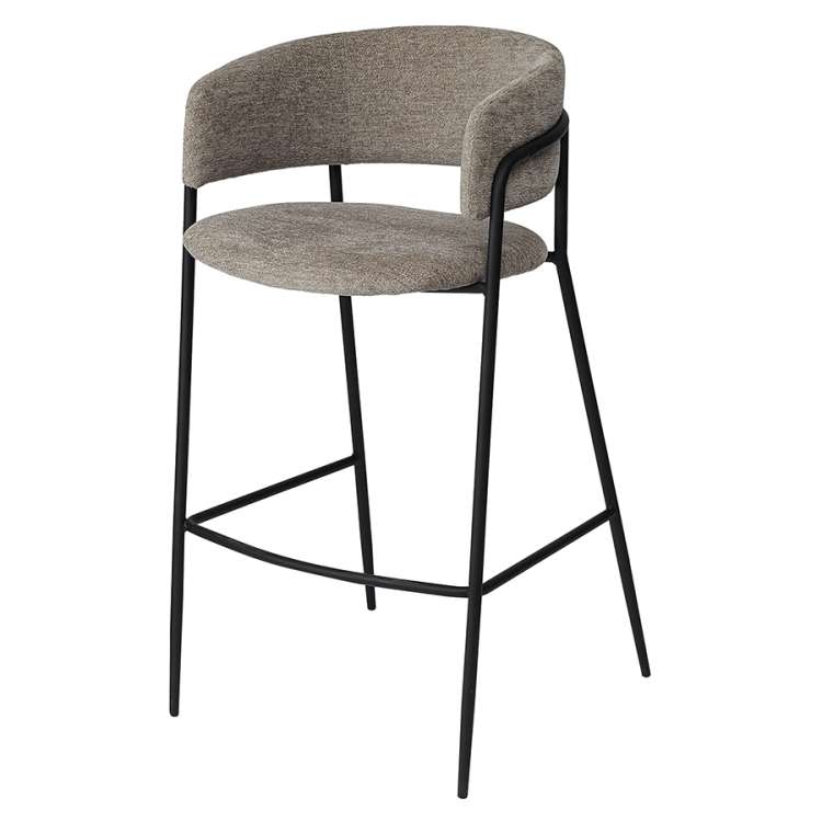 Стул барный helning, мягкий шенилл, капучино Bergenson Bjorn BB0000660