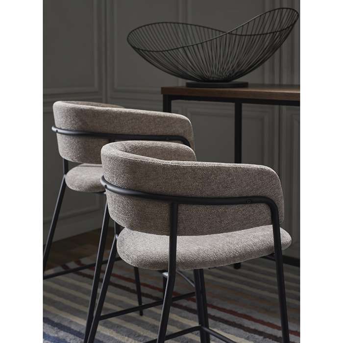 Стул барный helning, мягкий шенилл, капучино Bergenson Bjorn BB0000660