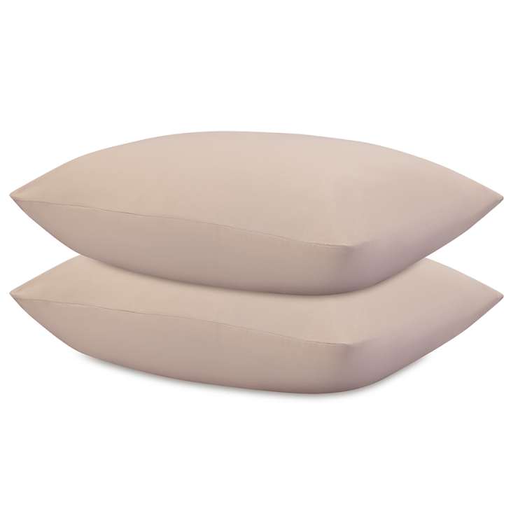 Набор наволочек из премиального сатина бежевого цвета из коллекции essential, 50х70 см Tkano TK25-PC0005