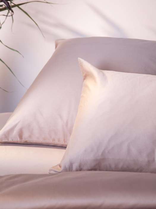 Набор наволочек из премиального сатина бежевого цвета из коллекции essential, 50х70 см Tkano TK25-PC0005