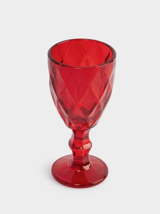 Рюмка, 50 мл, стекло Р, красная, Diamond color ANNA LAFARG ANLAF-GCW795