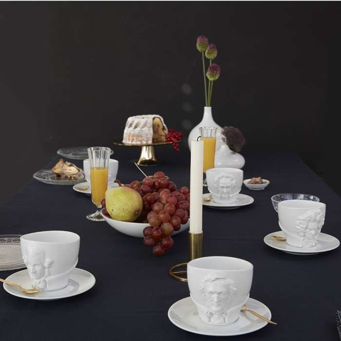 Чайная пара Talent Goethe, 260 мл, белая TASSEN T80.11.01